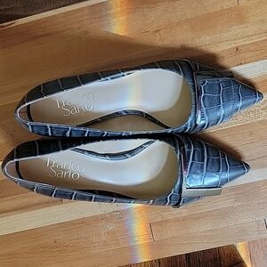 Size 6M Franco Sarto Grey Pumps